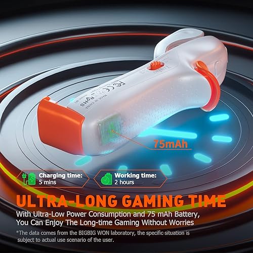 Miniatura 8 de BIGBIG WON Mobile Gaming Triggers, Mobile Game Controllers Plug and Play for iOS and Android Phone 4.7-6.5 inches Game Trigger for PUBGFortniteCOD