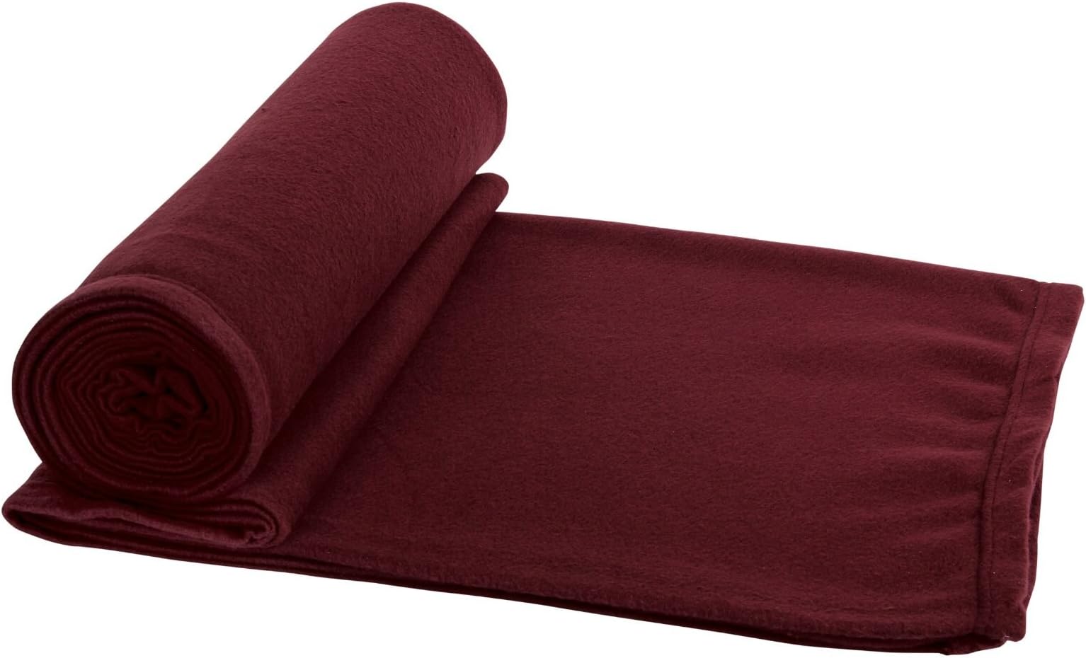AAZEEM Polyester Single Bed Super Lite Blanket, Maroon