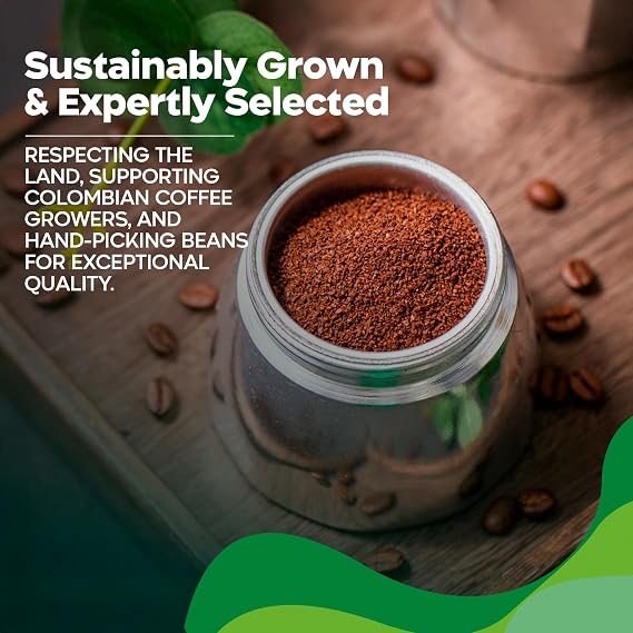 Juan Valdez Organic Ground Coffee, Balanced Roast 10 OZ - Premium Colombian Coffee USDA Organic Certified (Pack of 2)