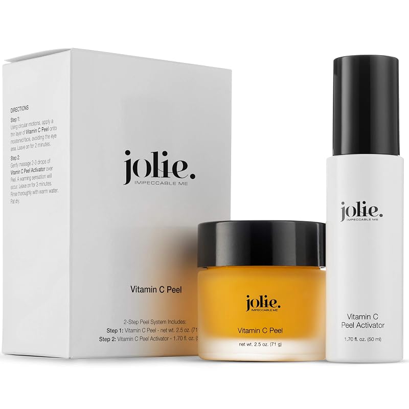 JOLIE. IMPECCABLE ME Kit de Peeling Facial com Vitamina C em 2 Etapas, 2 produtos