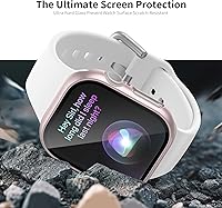 Vista 30 de 6 Pack Case with Tempered Glass Screen Protector for Apple Watch Series 9/8/7 45mm, Ultra-Thin Scratch Resistant Full Protective Hard PC Bumper