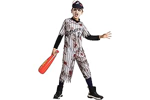 Spooktacular Creations Boys Zombie Baseball Player Costume: Perfect for Halloween Thrill-Seekers
