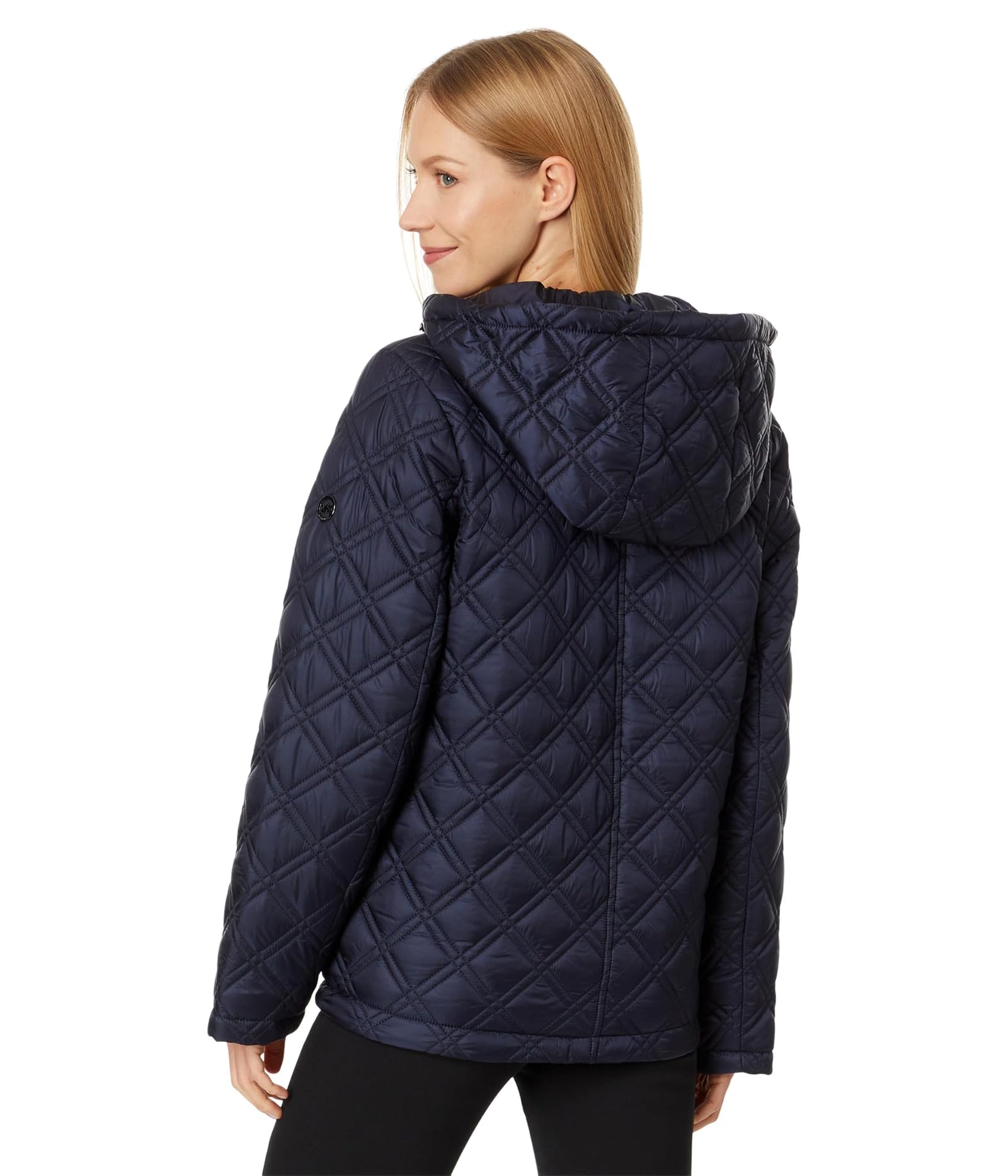 Woman's Coats & Outerwear MICHAEL Michael Kors Zip Front Quilt M426818BZ - 第 18/20 張圖片