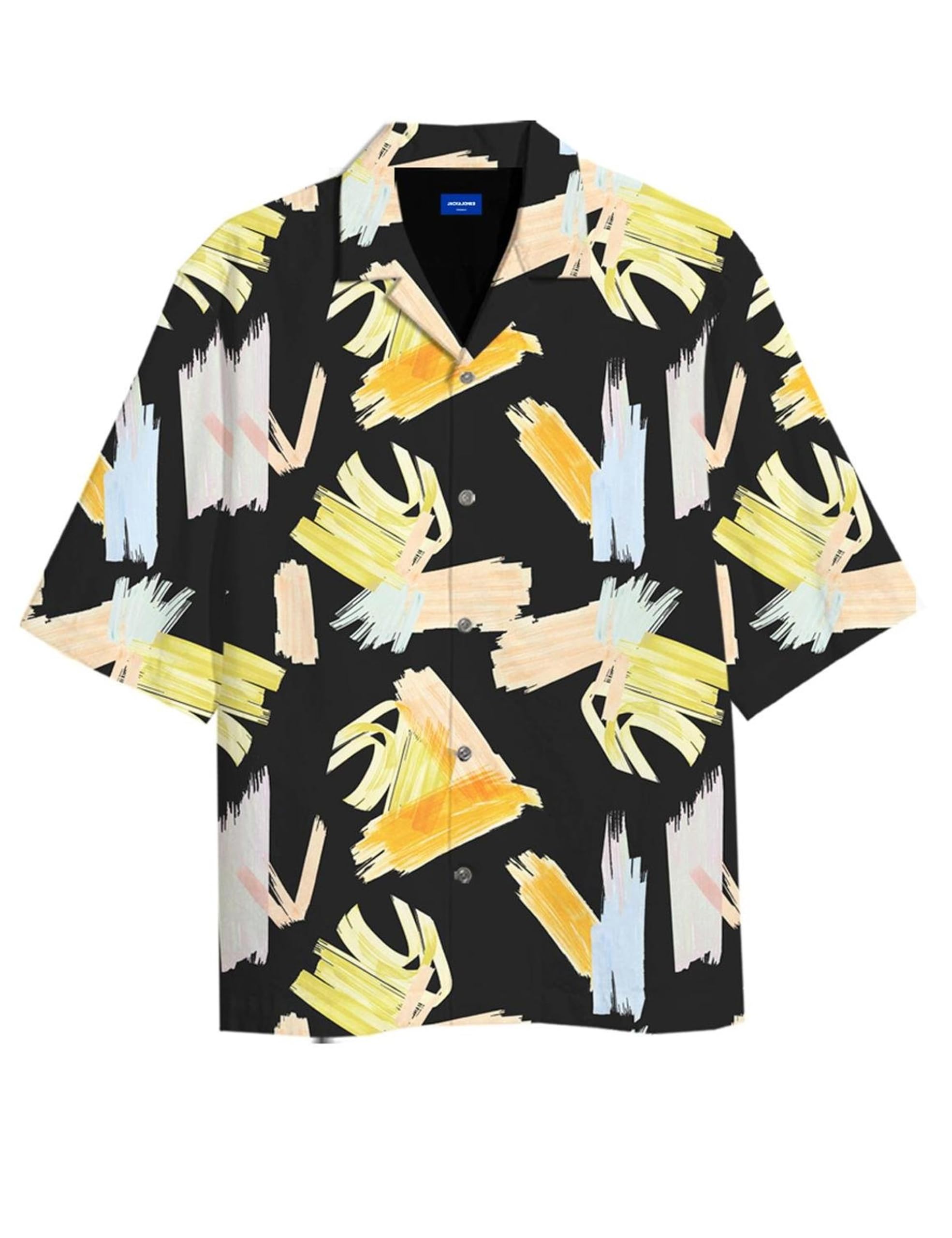 JACK & JONES Koszula z krótkim rękawem Chłopcy Jorjeff Gallery Aop Resort Shirt S Jnr