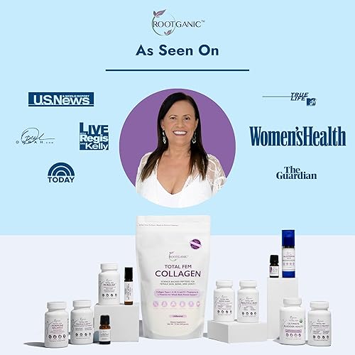 Miniatura 7 de Rootganic Total Fem Ultimate - Salud de la vejiga para mujeres con D-manosa orgánica USDA, polvo de arándano, Uva Ursi y extracto de flor de