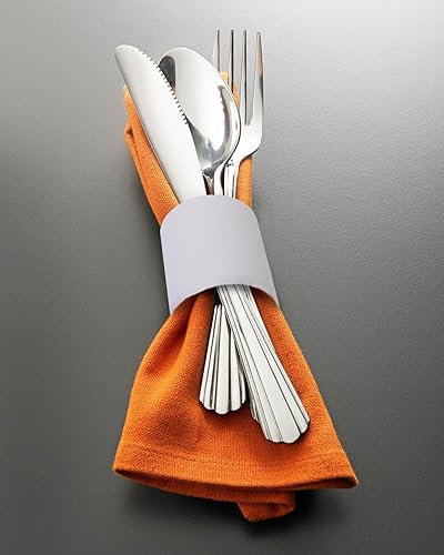 Miniatura 6 de Penta Angel Servilleteros de papel, 200 servilleteros autoadhesivos a granel para vajilla rodante, configuración de mesa, boda, evento, suministros