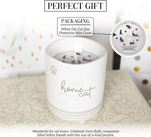 Miniatura 9 de Pavilion - Forever in My Heart - Vela perfumada de jazmín de una sola mecha, 10 onzas, revelación de cera secreta, mensaje sorpresa secreto para