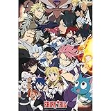poster fairy tail natsu Producto 100% oficial. ABYstyle Fairy Tail - Póster Fairy Tail VS Other Guilds (91,5x61cm)