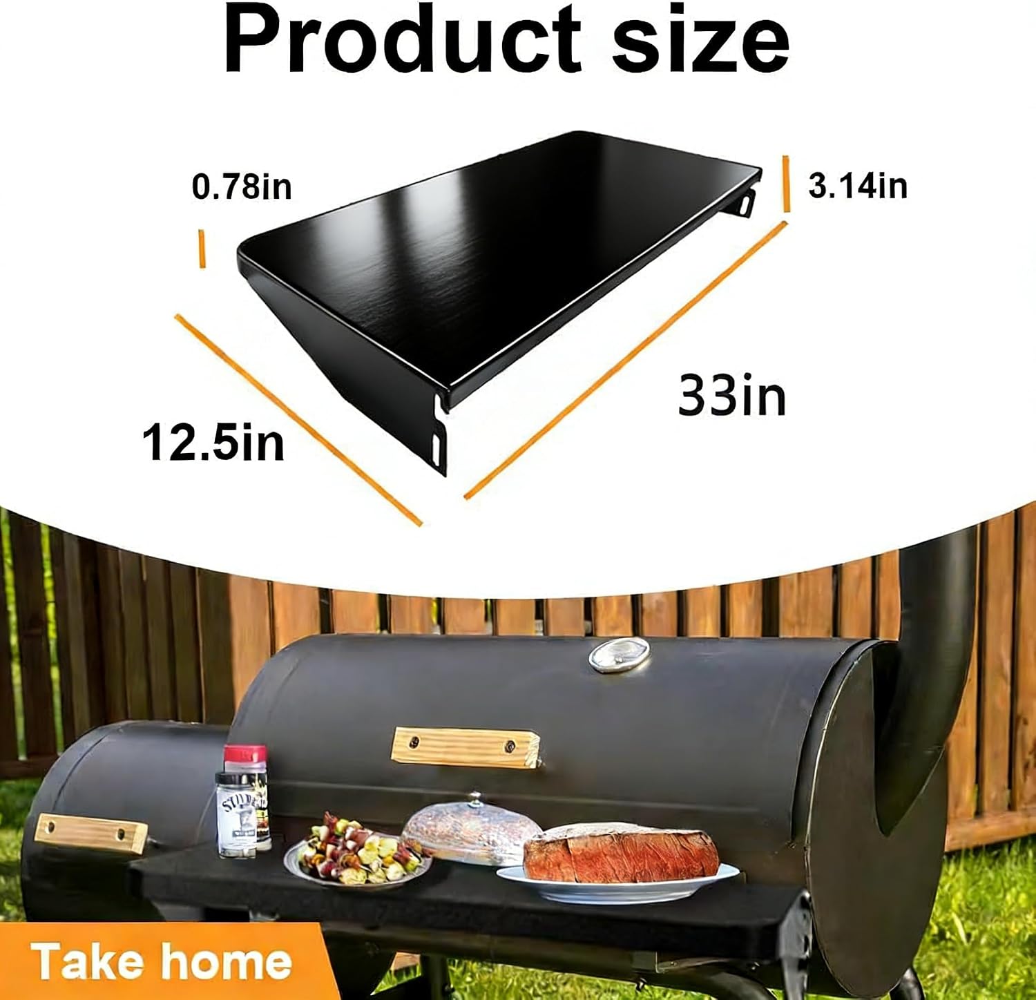 Folding Front Shelf for Traeger Pro 780 & Ironwood 885