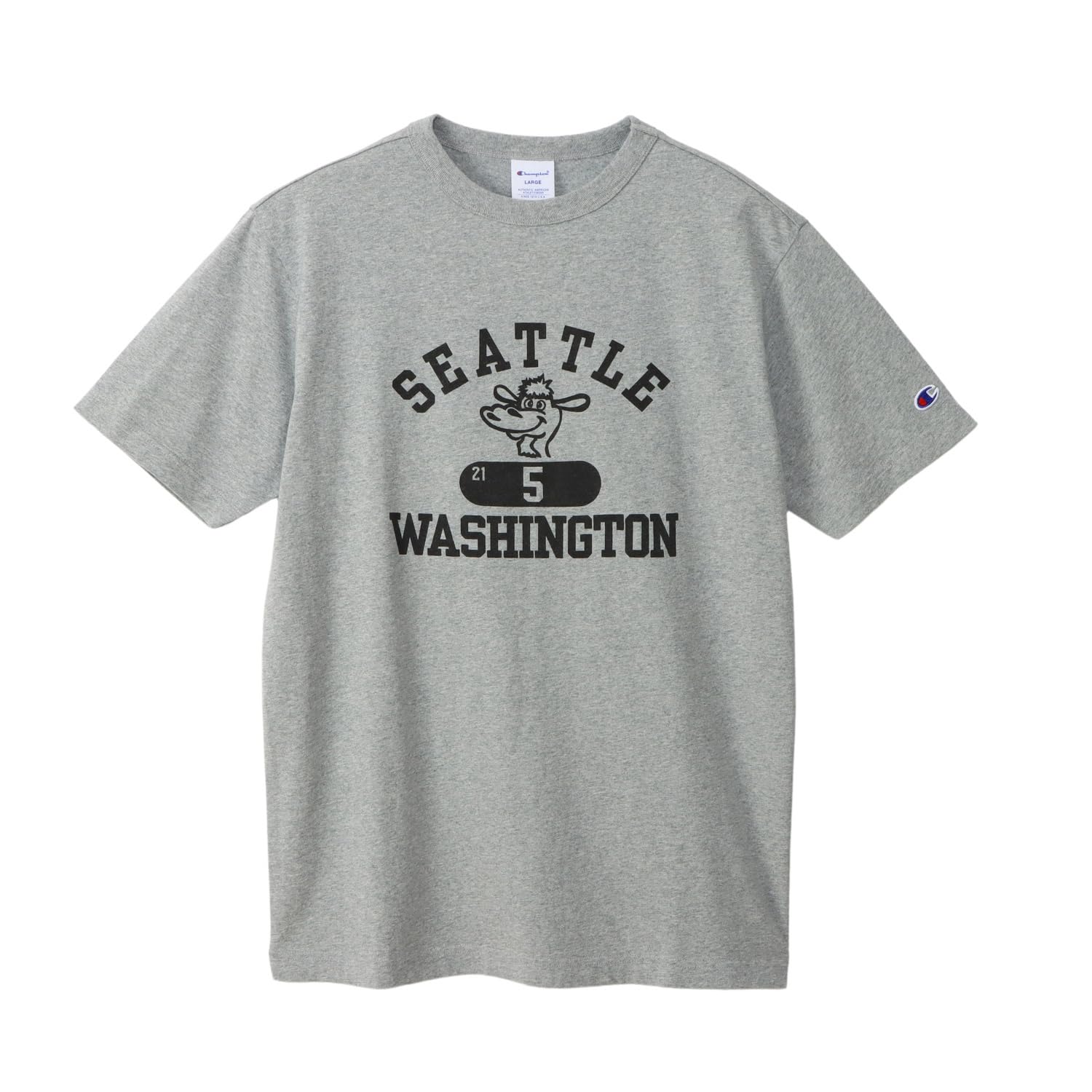 Amazon | [チャンピオン] 半袖Tシャツ 半袖 丸首 綿100% COTTON