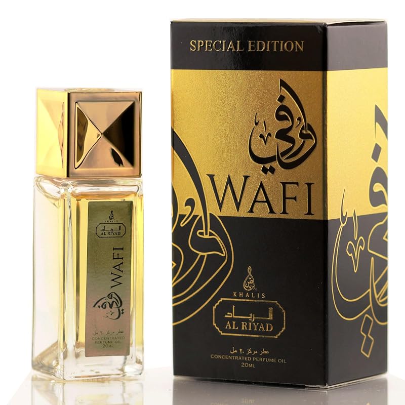 Maison d’Orient Wafi Óleo Perfumado Amadeirado, Âmbar e Couro Roll-On 20 mL
