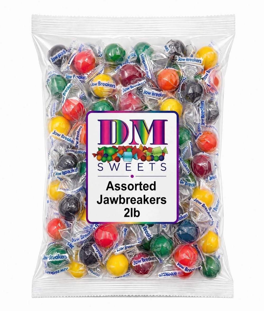 Amazon.com : Assorted Jawbreaker 2 lb Bulk Cherry Orange Lemon