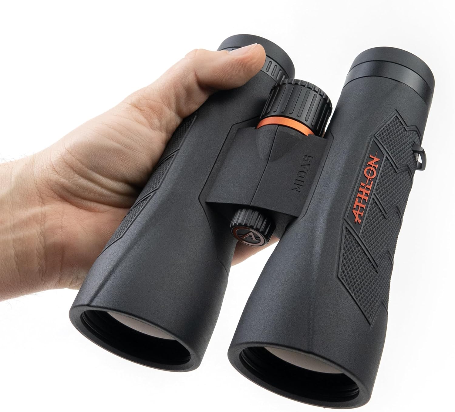 Athlon Optics 10x50 Midas G2 UHD Black Binoculars with Eye Relief for Adults and Kids, High-Powered Binoculars for Hunting, Birdwatching, and More