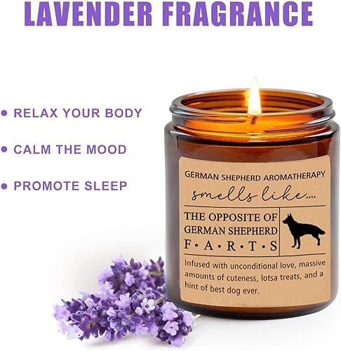 Miniatura 2 de Regalos de pastor alemán  Vela de pastor alemán  Divertido regalo de pastor alemán  Mamá de pastor alemán  Vela de pedo de perro  Regalo de perro