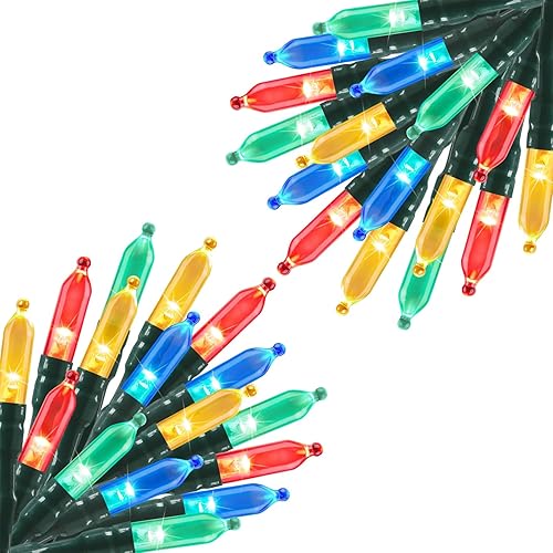 Vista 50 de Guirnalda de luces de Navidad a pilas, 20 luces LED de 8 pies con temporizador, luces de árbol de Navidad para interiores y exteriores, dormitorio