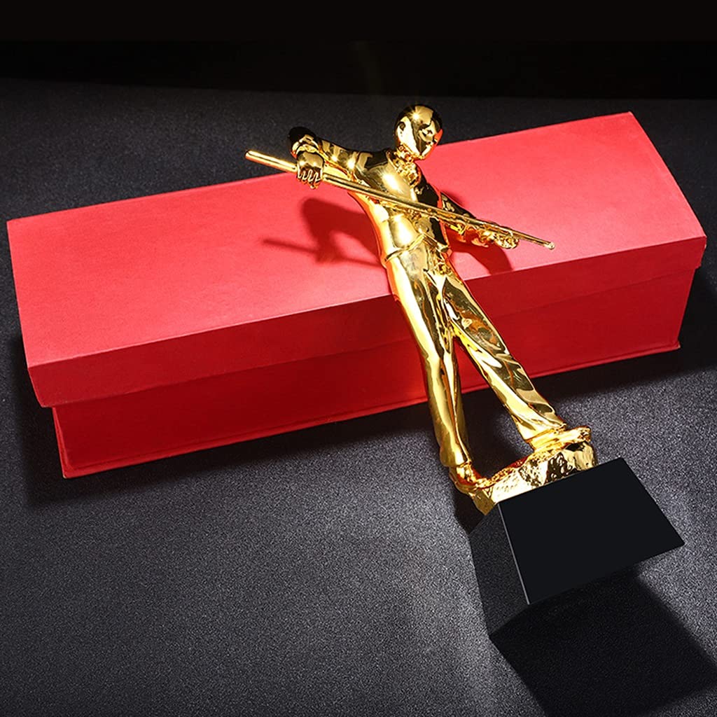 Medaillen, Trophäen, Auszeichnungen, Billard-Turnier-Trophäe, Goldene Meisterschafts-Trophäe, Sport-Wettbewerbs-Auszeichnungen, Trophäen-Auszeichnungsbasis, kann graviert Werden Trophäen