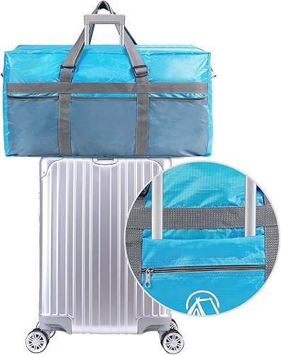 Miniatura 3 de REDCAMP Bolsa de viaje plegable, 75L96L100L Bolsa deportiva grande, Bolsa de lona plegable, Bolsa de lona impermeable ligera