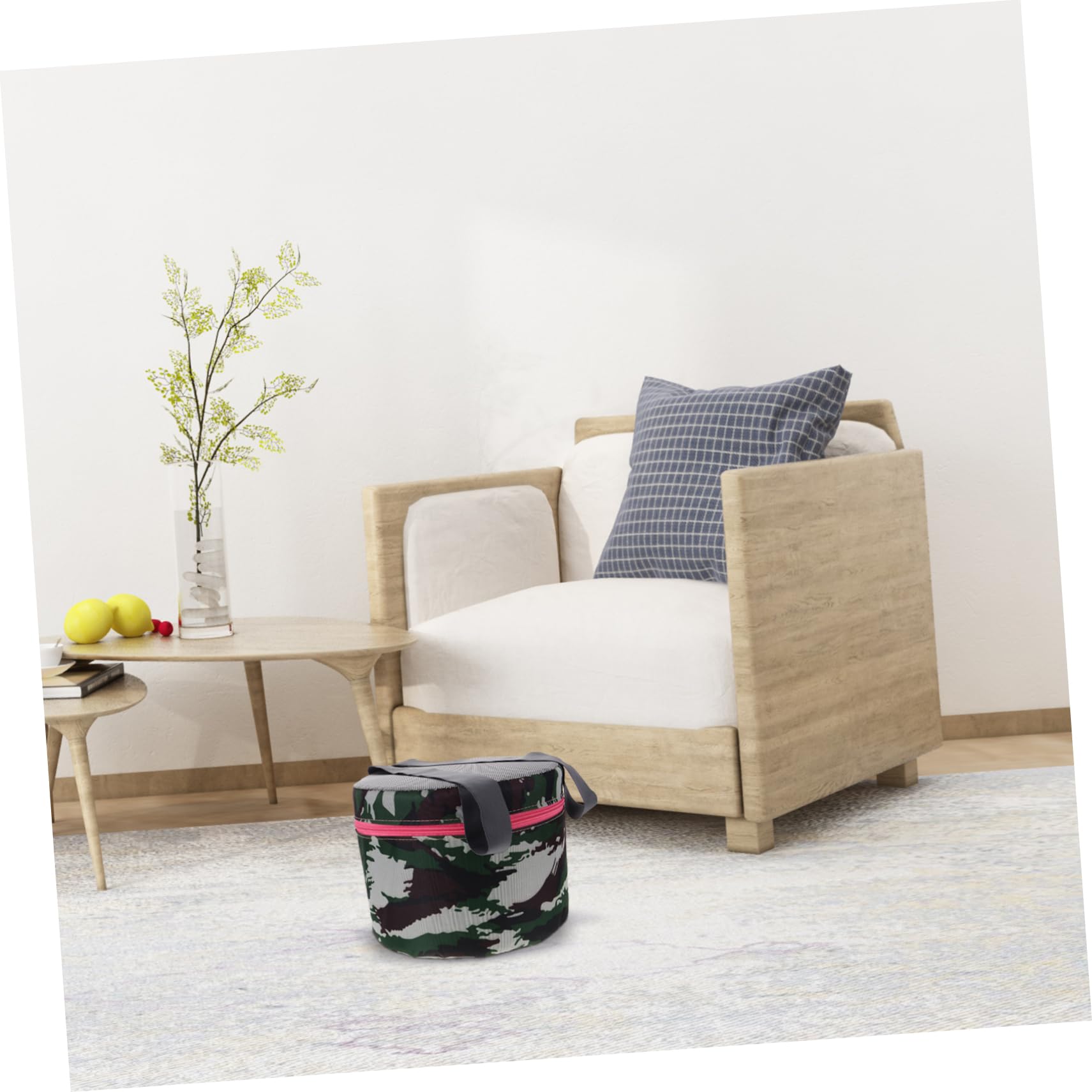 Tabouret de Jardinage Portable Structure Stable en Plastique et Tissu Coton, pour Activités Extérieures et Travail Jardin, Léger et Pratique Couleur Aléatoire