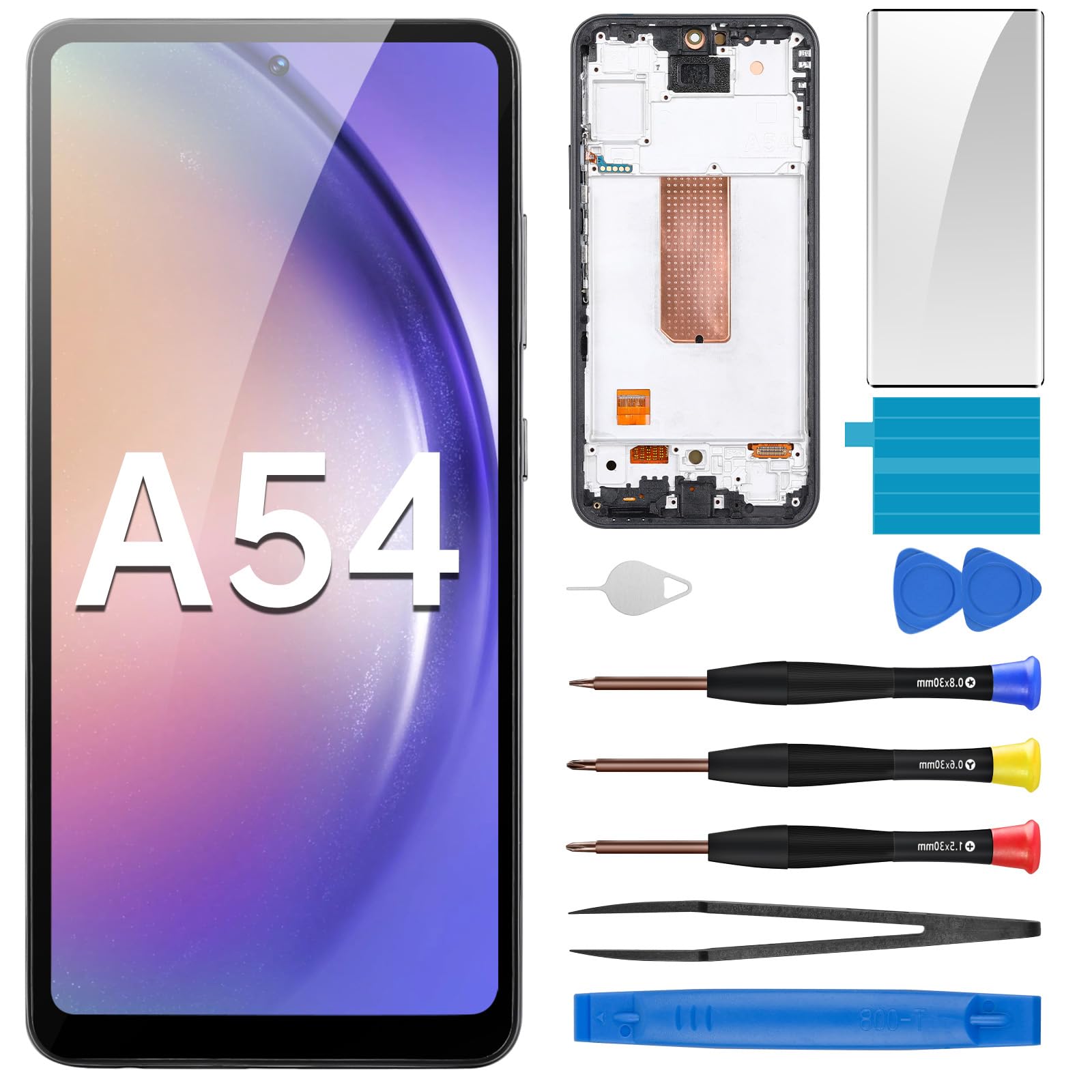 【ayamasaだんしゃり中】Samsung Galaxy A54 Amazon.com: BESJMYT for Samsung Galaxy A54 Screen Replacement with