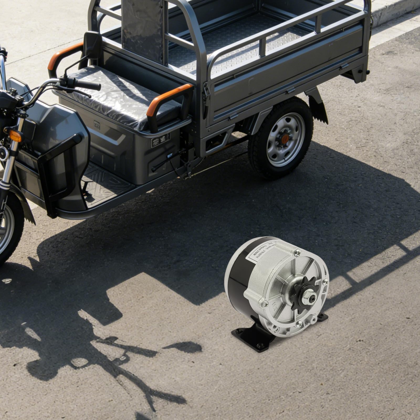 Motoriduttore 12 V motore elettrico con riduttore, 250 W DC motore a spazzola 2750 RPM per biciclette elettriche, scooter elettrici