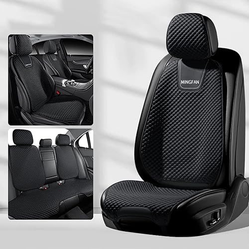 Fundas de asiento de automóvil para Ford Mustang Mach-E, cojines de asiento transpirables, cómodos protectores de asiento delanteros y traseros de 5
