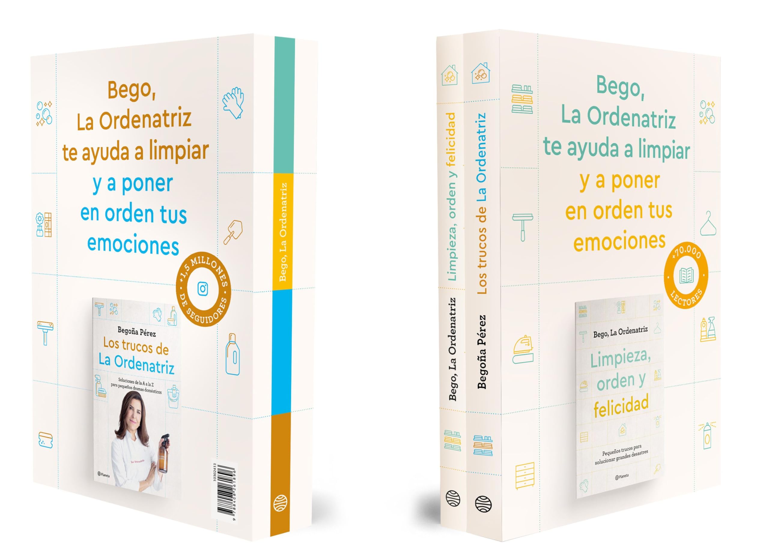 Estuche La Ordenatriz (Limpieza, orden y felicidad + Los trucos de La Ordenatriz: Las tareas del hogar son infinitas, pero con La Ordenatriz tendrás la vida más fácil (Prácticos)