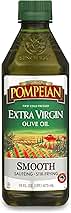 Pompeian Smooth Extra Virgin Olive Oil, Contains Polyphenols, First Cold Pressed, 16 FL Oz