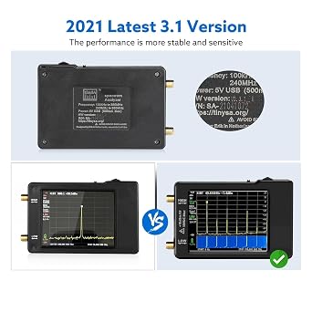 Spectrum Analyzer, Upgraded Hand Held Spectrum Analyzer 2.8