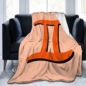 Zodiac Sign Gemini Symbol Throw Blanket 50