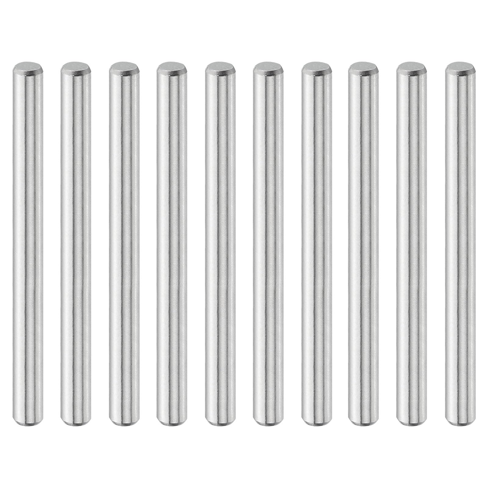 QUARKZMAN Zylinderstifte 10mm X 40mm Edelstahl | 10 Stück Regalstifte 316L