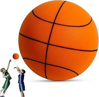 RVOGJP Silent Baloncesto de baloncesto de tamaño 7 (29.5 pulgadas), pelota de entrenamiento silenciosa de espuma para diversas actividades en interiores