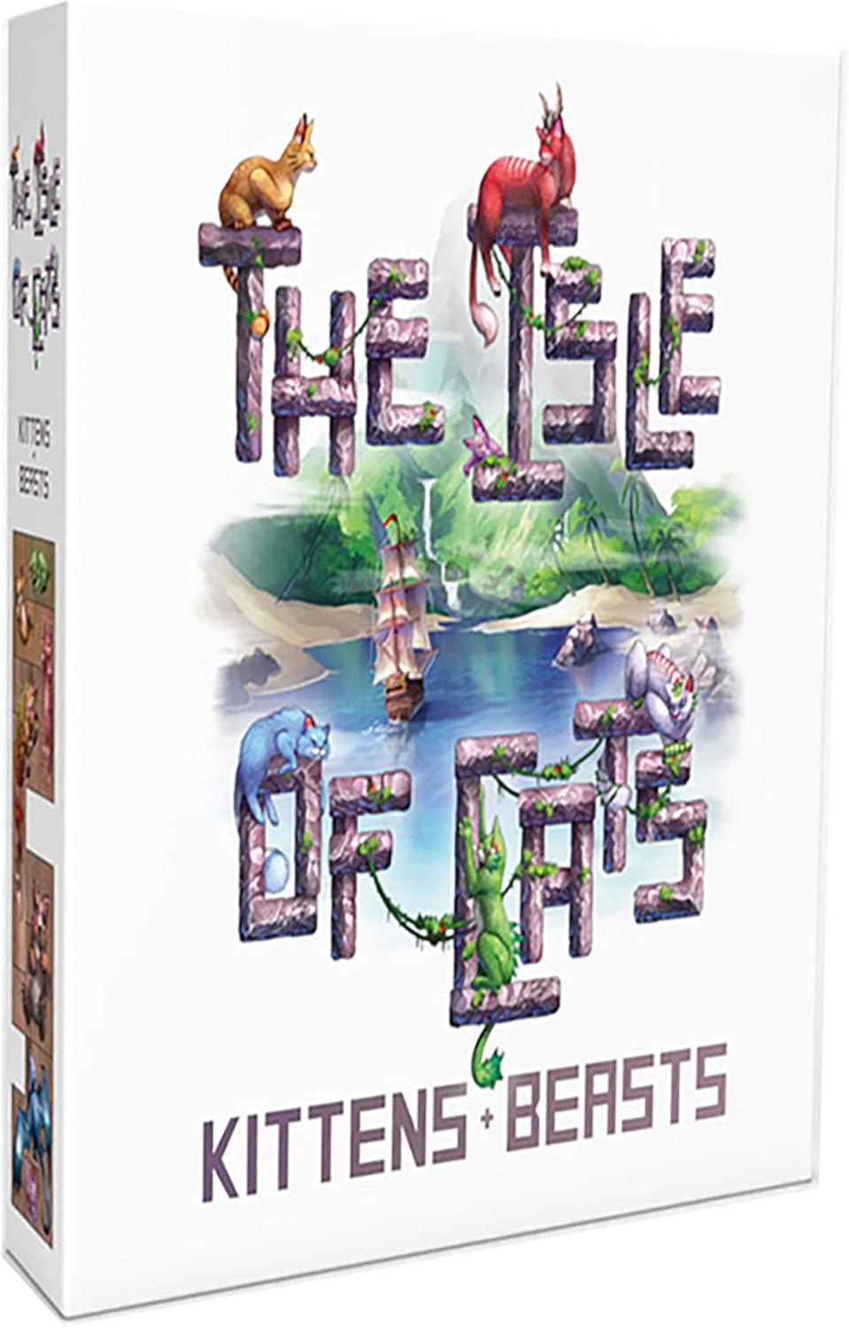 City of Games The Isle of Cats: Kittens + Beasts Expansion - Boardgame, Ages 8+