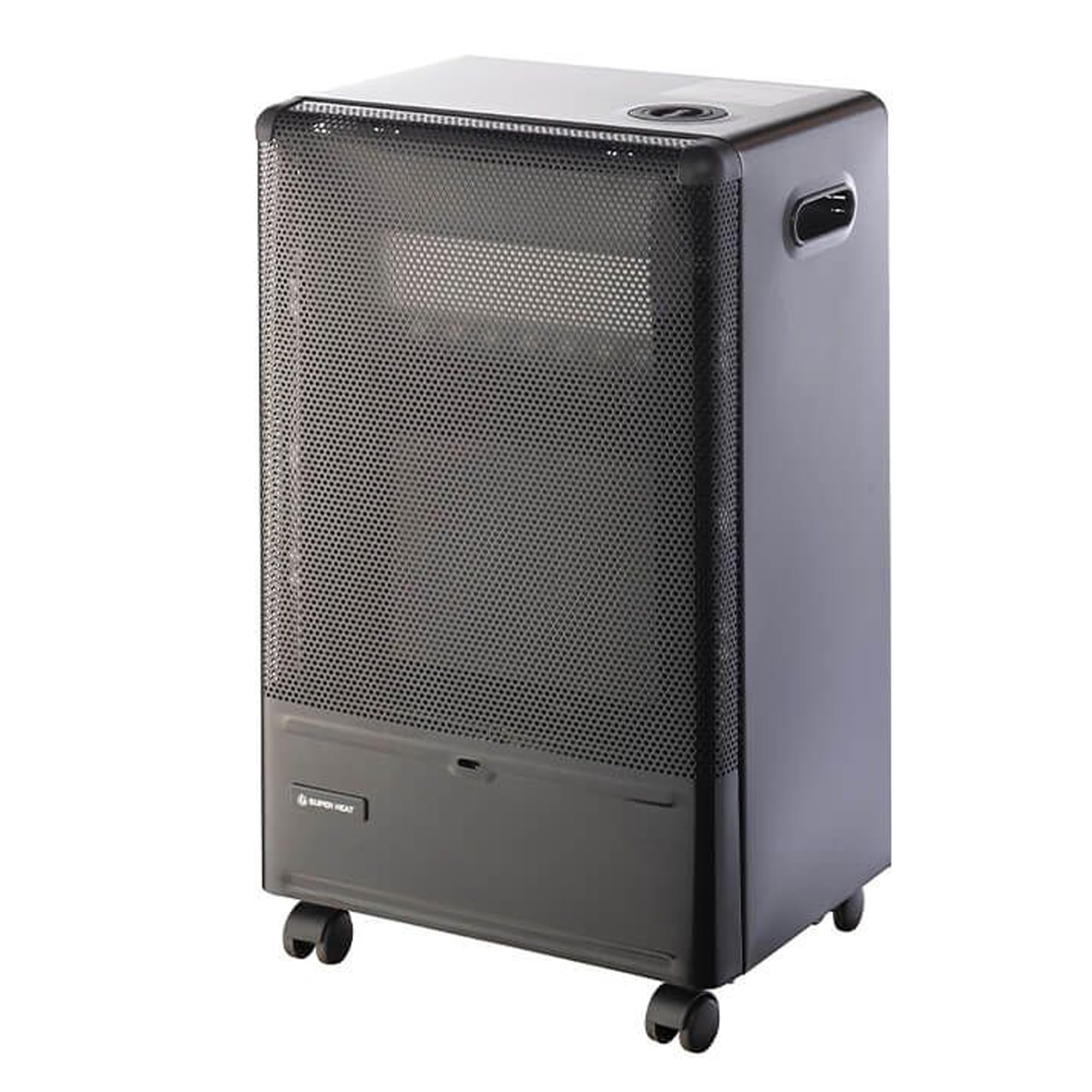 HAMILTON GAS PRODUCTS Indoor Gas Cabinet Heater - Black | 4.2kW Super Fast Blue Flame Heater with Oxygen Depletion Sensor & Adjustable Heat Settings | Portable for Home, Garage & Office Use