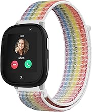 Nylon Strap for Xplora X6 Play, Boys and Girls Smart Watch for Children Breathable Adjustable Sports Replacement Velcro Strap for Xplora X6 Play