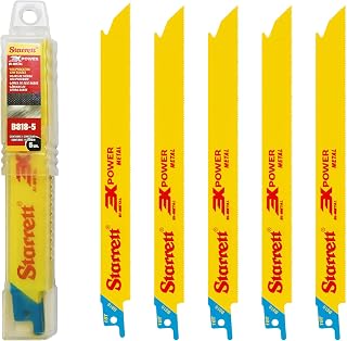 Starrett Metall Schneiden Säbelsägeblatt 200mm (8-Zoll) - 5er Pack