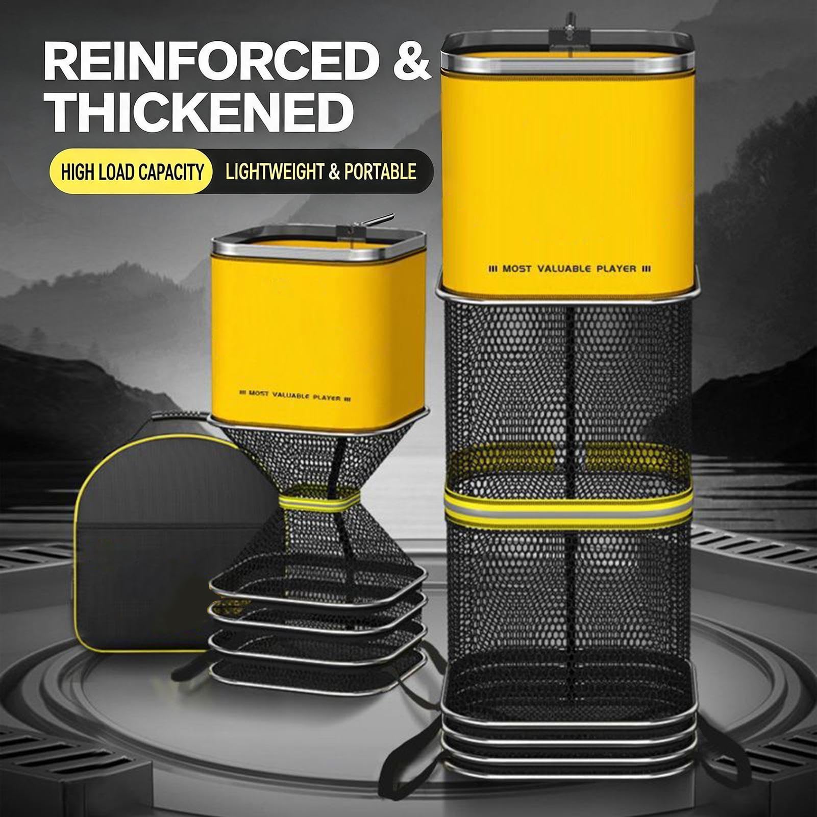 Pułapka Rybna Wędkarski Podbierak Oraz Siatka Na Przynętę | Sieć pułapka wędkarska do basów do połowu pstrągów, karpi, crappie, sumów oraz z kajaka, brzegu, jeziora, stawu, rzeki i