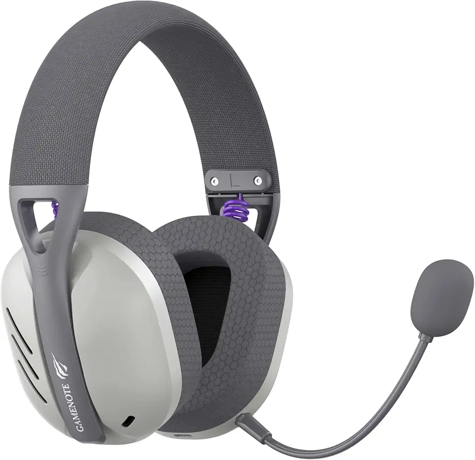 Havit Fone de Ouvido Headset Gamer Fuxi-H3 Gray, Com Fio e Sem Fio, Wireless 2,4GHz, Bluetooth, Cabo USB-C, Cabo 3,5mm. Surround, Baixa Latência, Quad-Mode