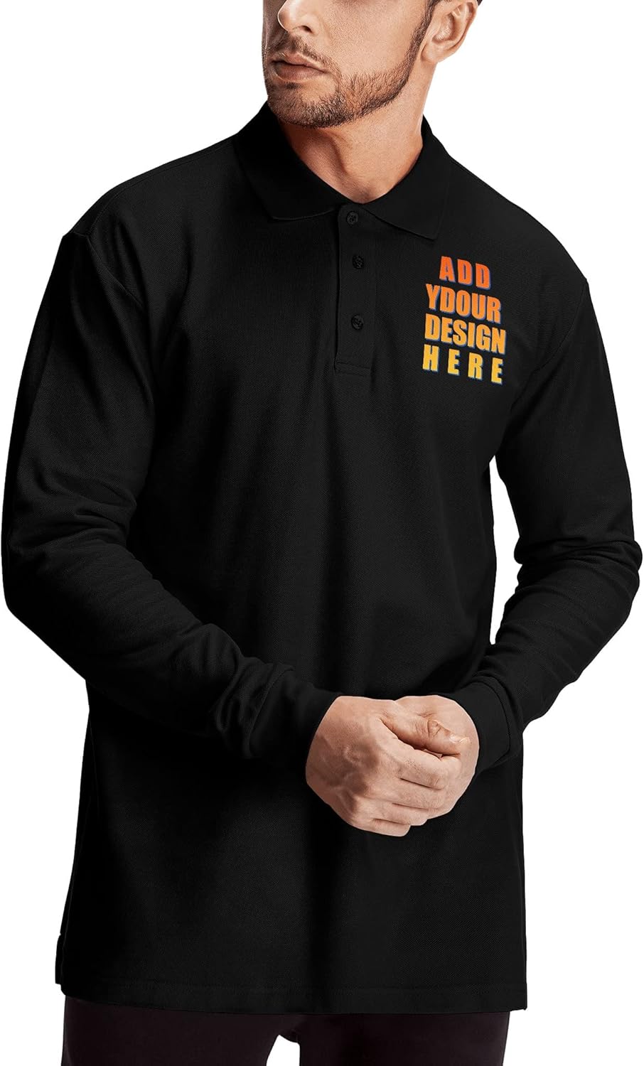 Custom Polo Shirt for Men Customized Golf Shirts Design Your Own Personalized Tee Upf50+ Print Embroidered Text Photo Logo