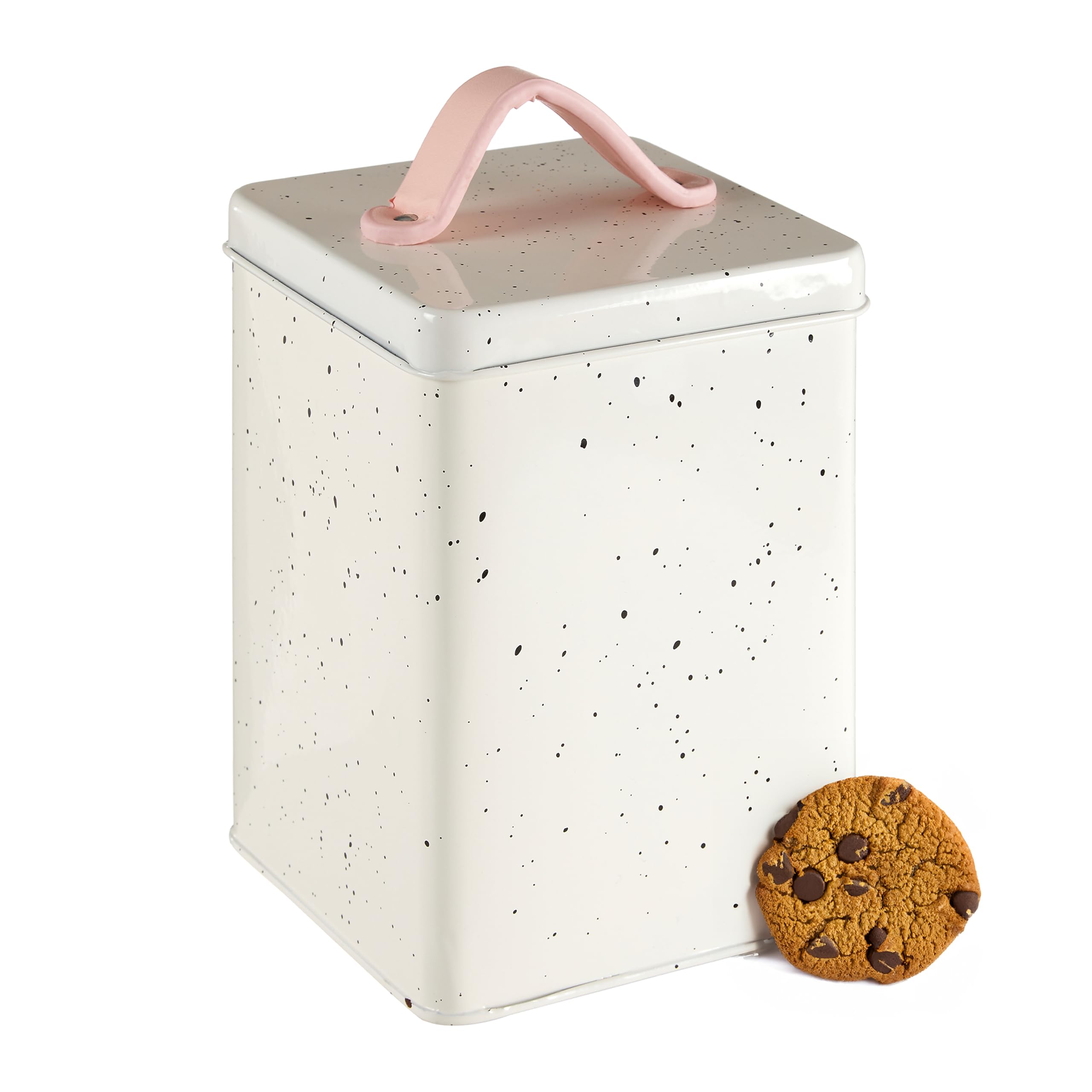 Sweet Heart Small Storage Canister - White
