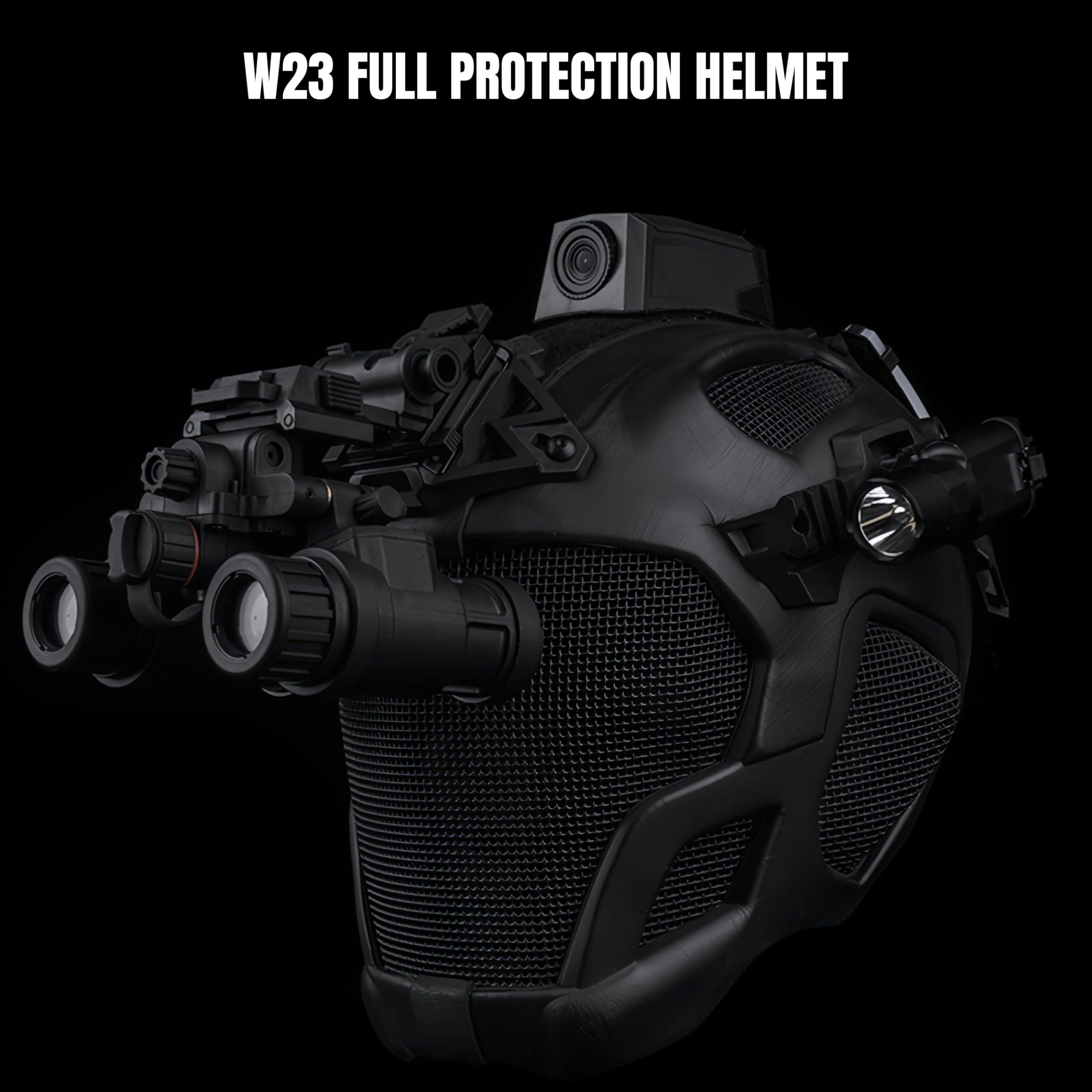 Casco táctico de protección Completa para Caza Militar, Airsoft, Paintball, CS, Malla de Acero, máscara Facial de Seguridad EVA, Ligero, Punk, Cosplay