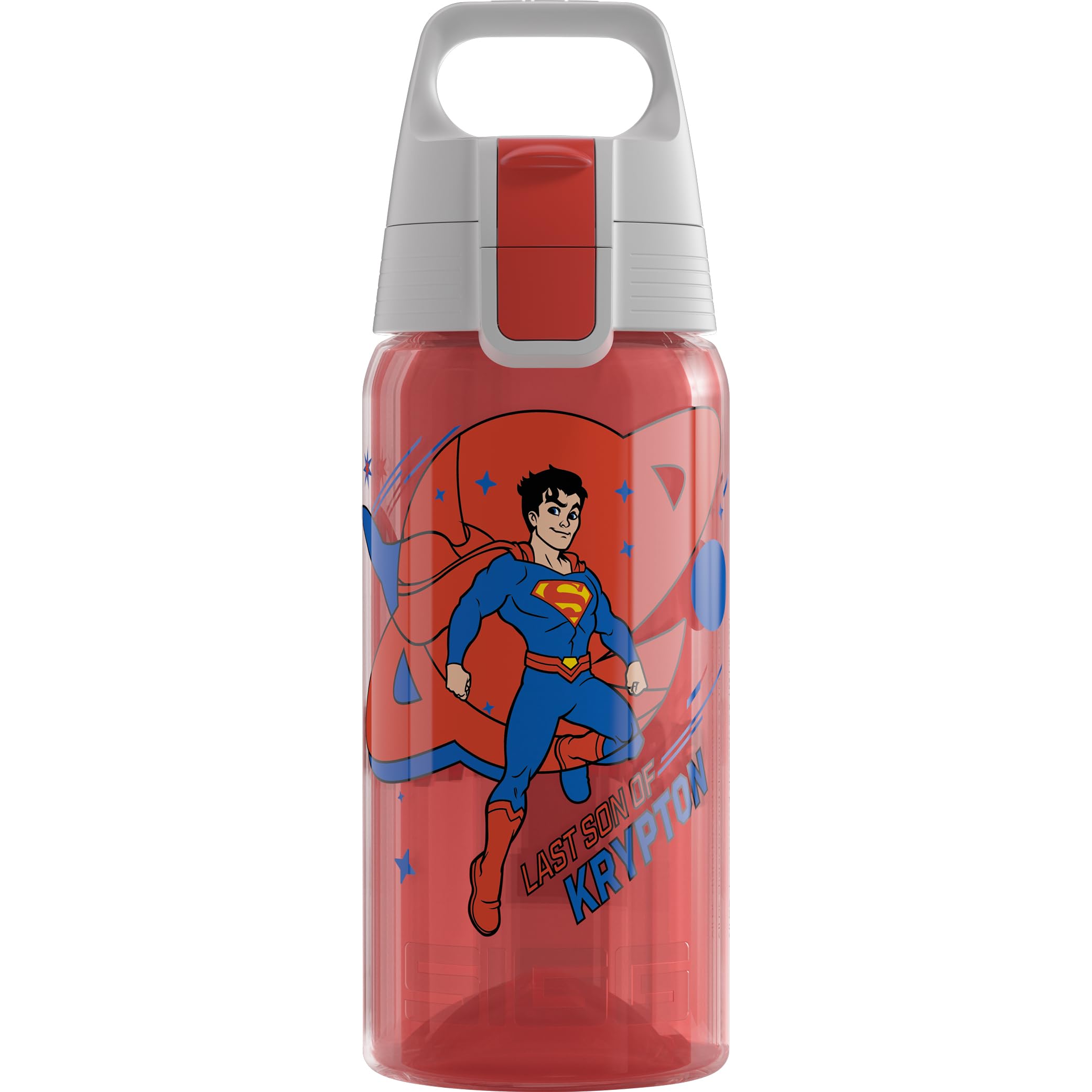 Sigg - Sports Water Bottle For Kids - Viva One Superman - Suitable For Carbonated Drinks - Leakproof - Dishwasher Safe - BPA Free - School & Bike - 0.5L โ image 1