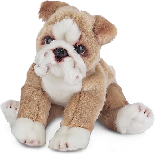 Bearington Tug Bulldog - Perro de peluche de peluche 13 pulgadas