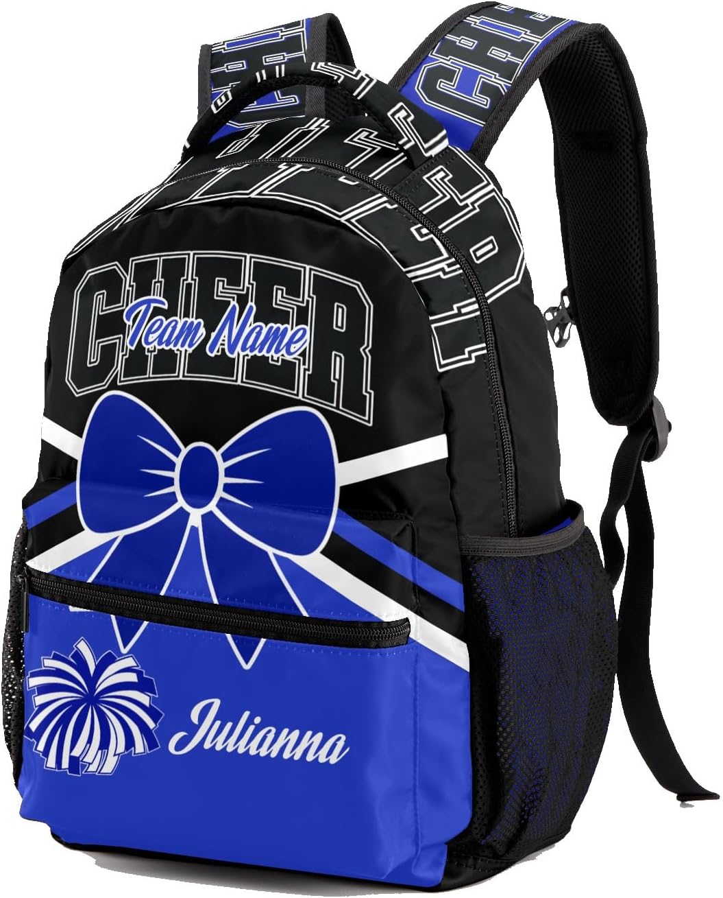 Blue Cheer Custom Cheer Backpack for Cheerleader Personalized Cheerleading Backpack Bag, Cheer Coach Travel Daypack - Image 2