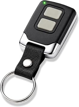 for LiftMaster Chamberlain Craftsman Garage Door Opener Remote | 2-button keychain remotes, easy setup, replace 893LM,893MAX,373LM,973LM, fit Yellow,Purple,Red/Orange, Green Learn Buttons