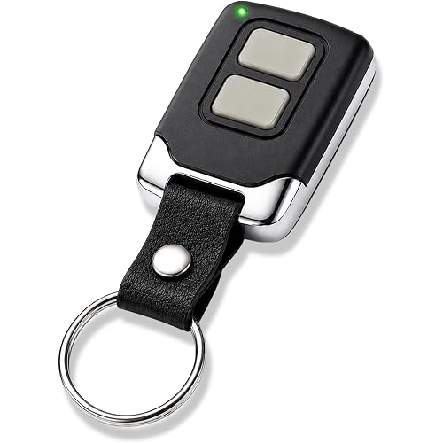 for LiftMaster Chamberlain Craftsman Garage Door Opener Remote | 2-button keychain remotes, easy setup, replace 893LM,893MAX,373LM,973LM, fit Yellow,Purple,Red/Orange, Green Learn Buttons