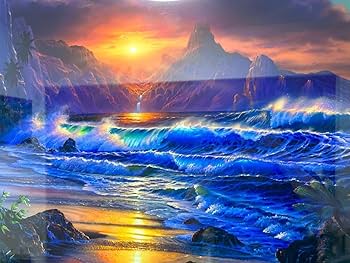 エスケープ Escape ラッセン Lサイズ 版画 真作保証 美品