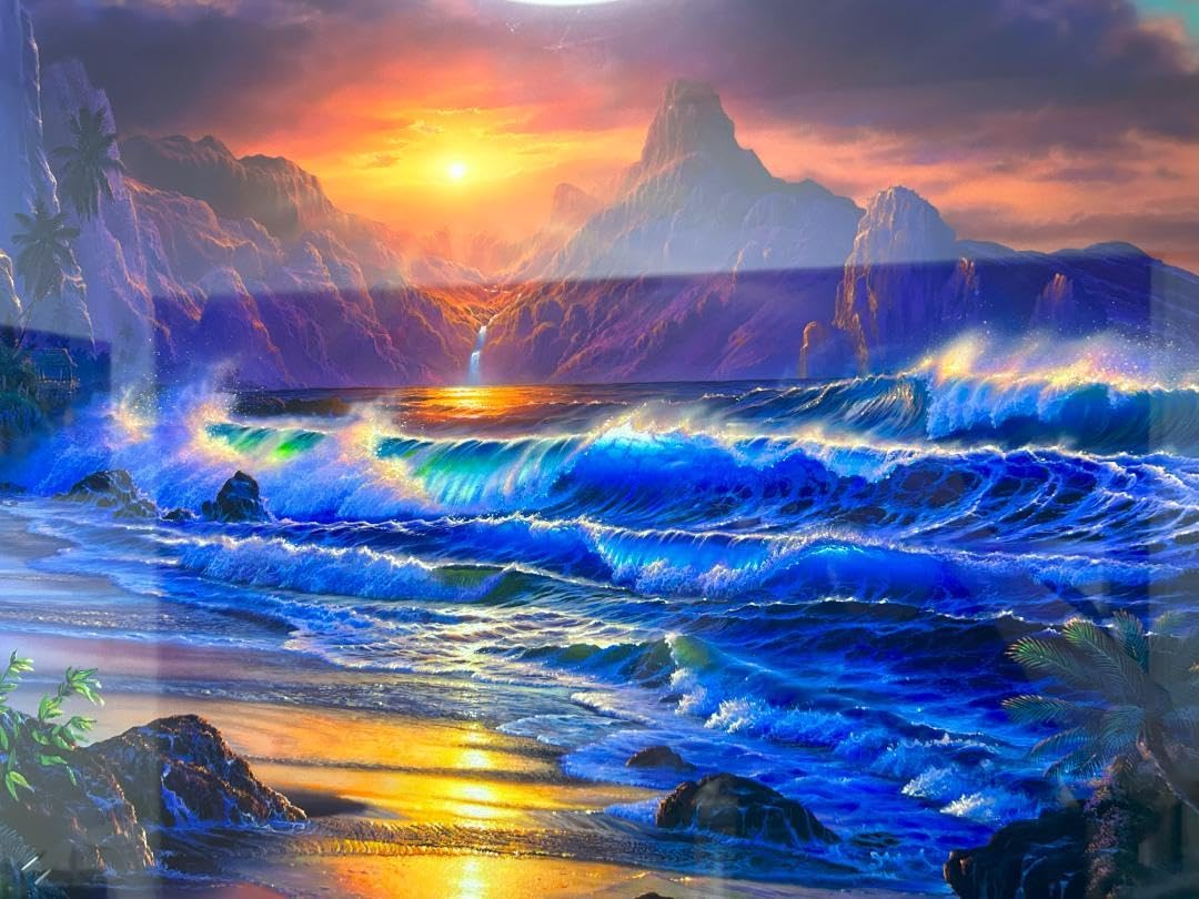 Amazon.co.jp: ラッセン エスケープ 絵画 版画 本人サイン 真作保証