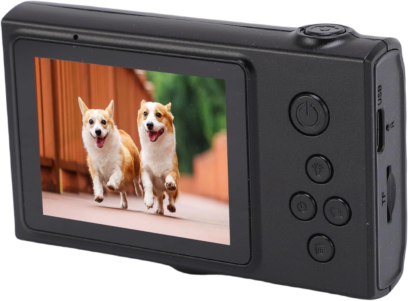 Mirrorless Camera,50MP 1080P HD Autofocus Digital Camera for Photography Mirrorless Video Camera with 2.4 Inch Screen Travel Black