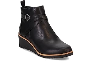 Chic and Comfortable: Embark on Stylish Adventures with Our Wide Width Women's Zinfandel Ankle Boots