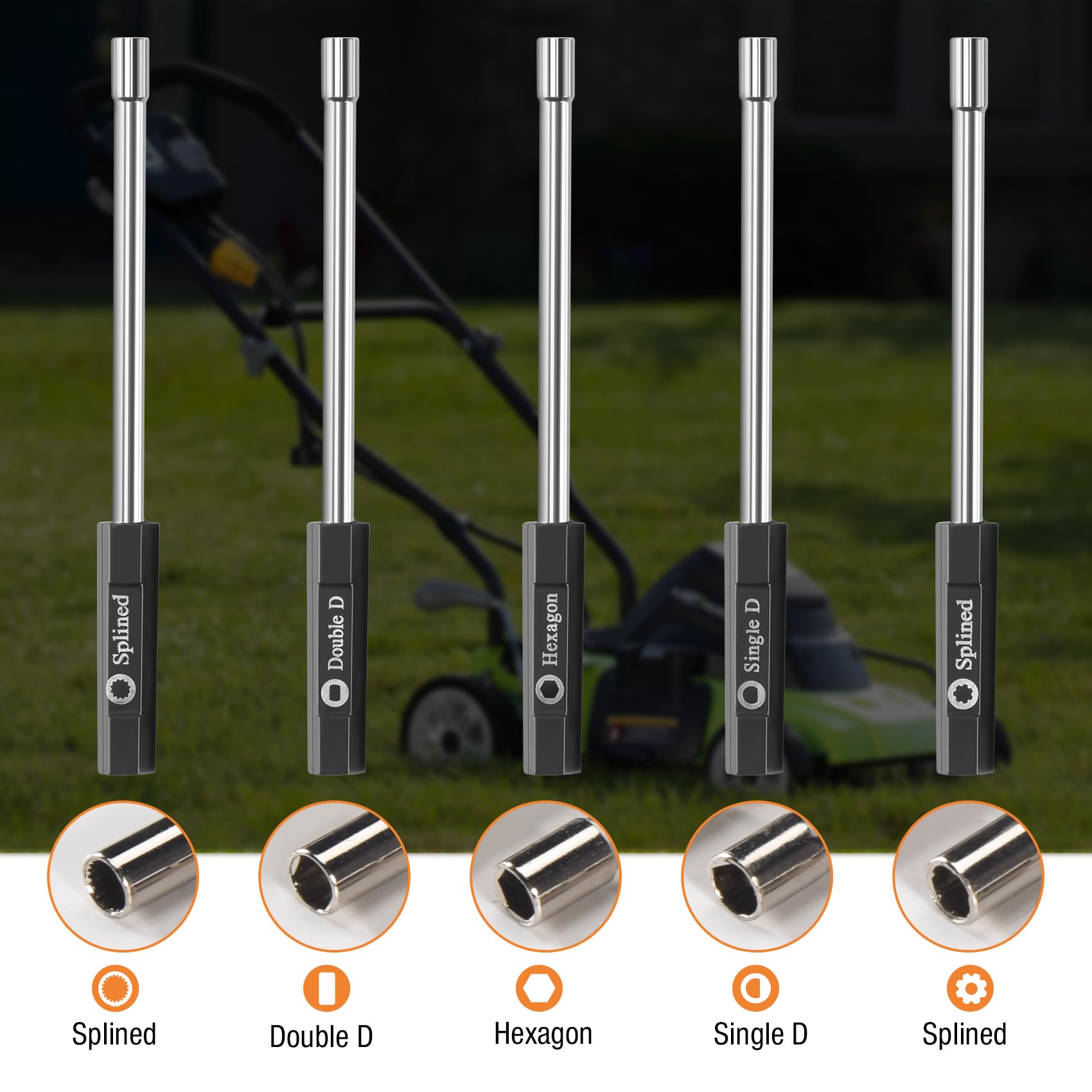 tassieroon 10Pcs Carburetor Adjustment Screwdriver Carburator Tool Kit for Engine Trimmer Weedeater Chainsaw - Image 2